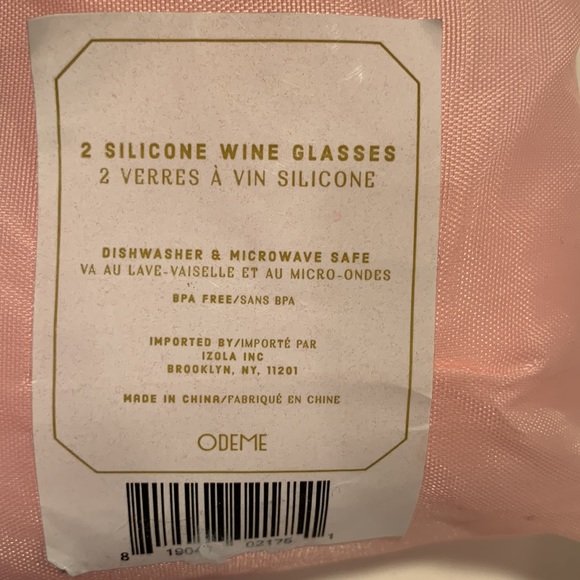 NIB Odeme silicone wine glasses - Picture 3 of 5
